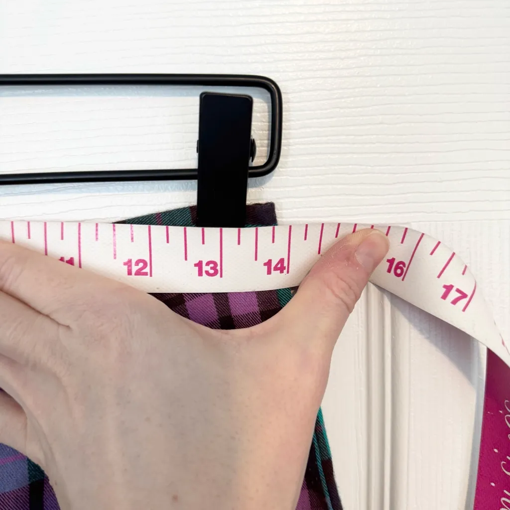 Urban Renewal Made in the USA Vintage Plaid Chinos - Purple, Blue, Black. Sz XS - Image 5