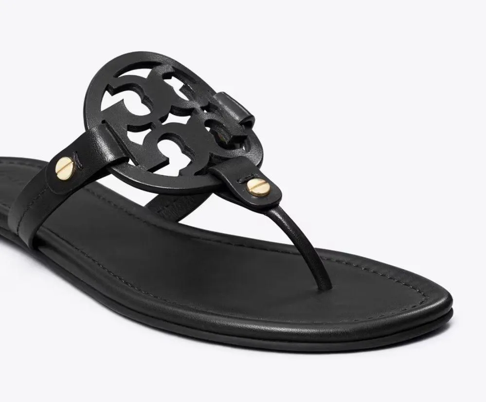 Tory Burch Miller Sandals Black 8 - Image 2
