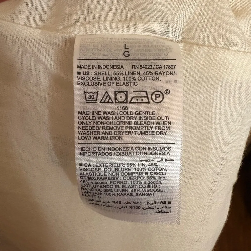 NWT Fit & Flare Tie-Strap Printed Mini Dress, Large - Image 6