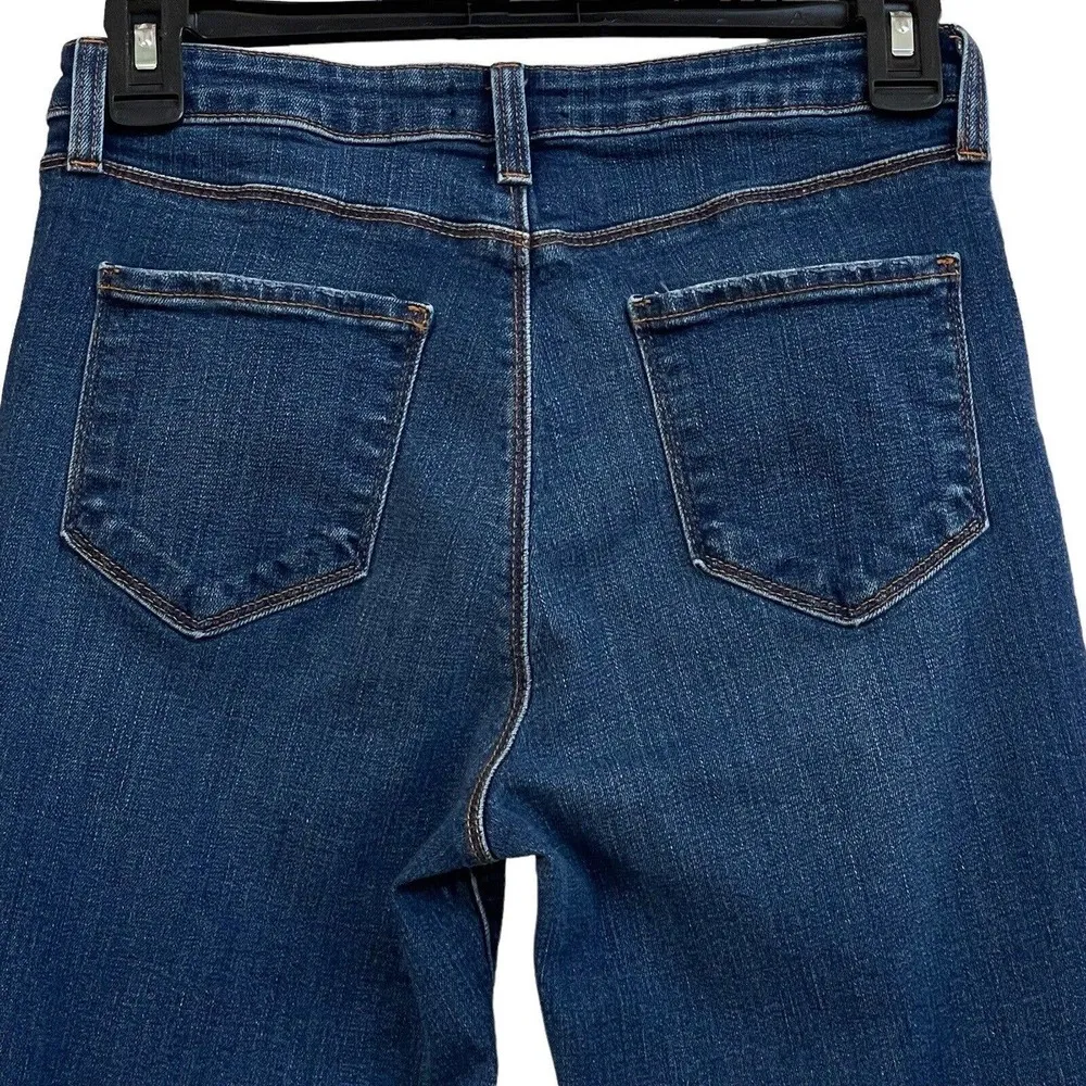 L’Agence SZ 26 Margot Skinny Jeans High-Rise Stretch Pockets Laguna Wash Blue - Image 5