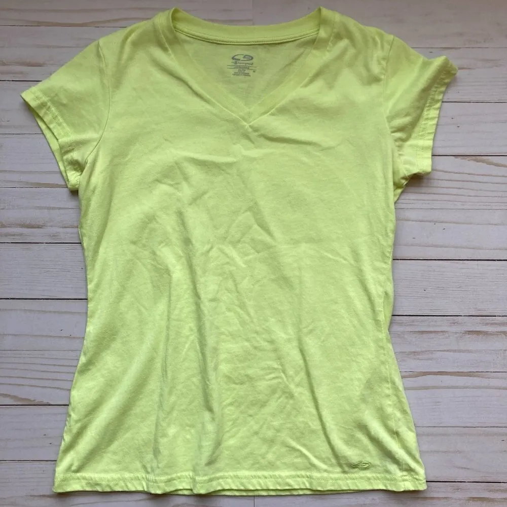 Champion C9 Neon Orange and Yellow Short Sleeve Workout Top Bundle Sz XS - Image 5