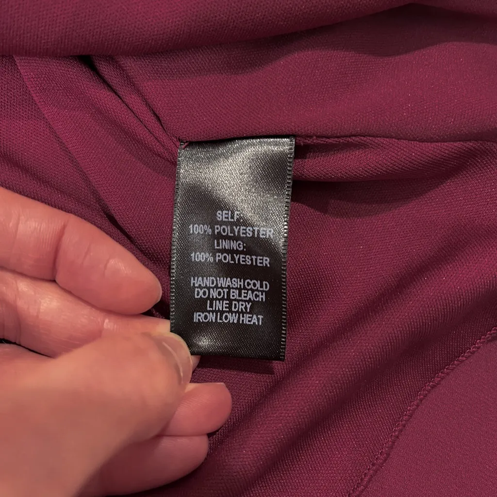 LULUS Elegant Burgundy Wrap Dress Red - Image 8