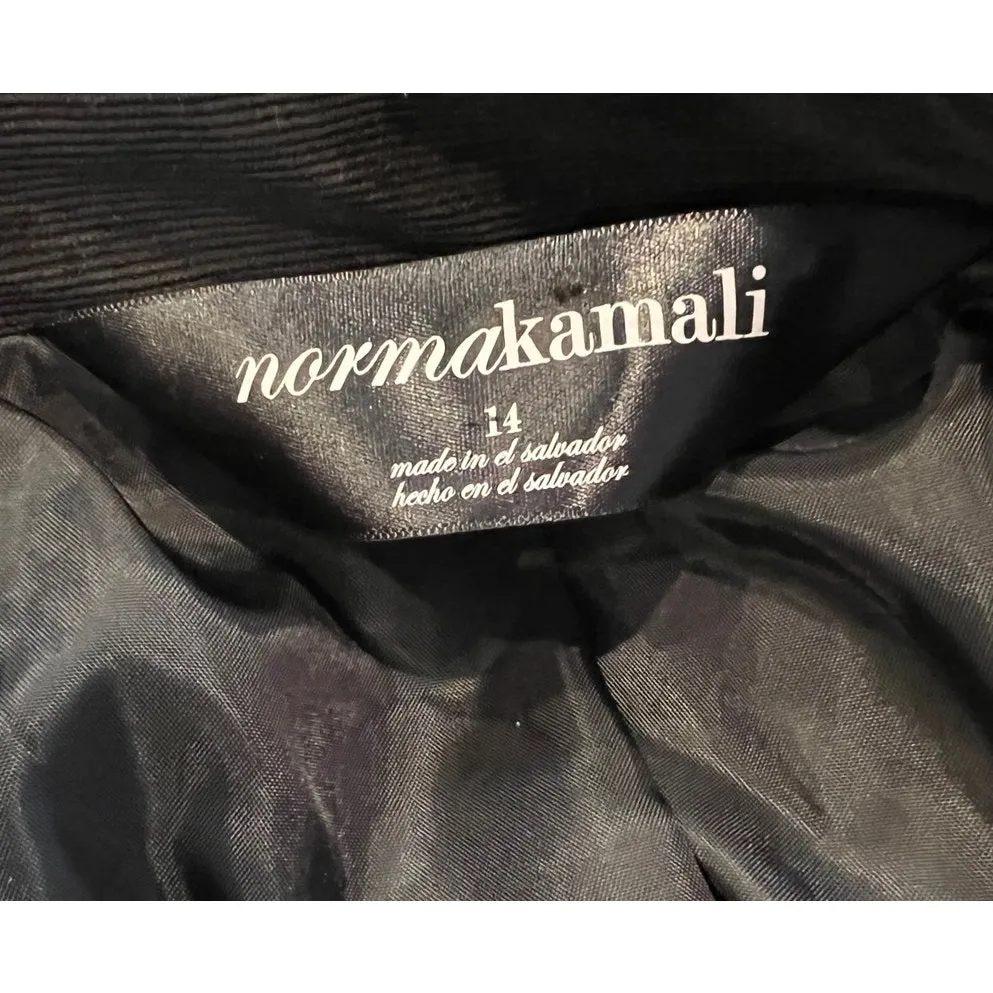 Norma Kamali Single Breasted Corduroy Jacket Size 14 - Image 6