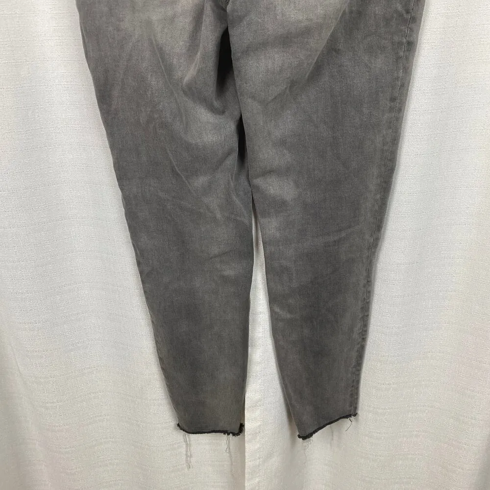 Spanx Gray Distressed Pull On Jeanish Leggings Sz.L - Image 10