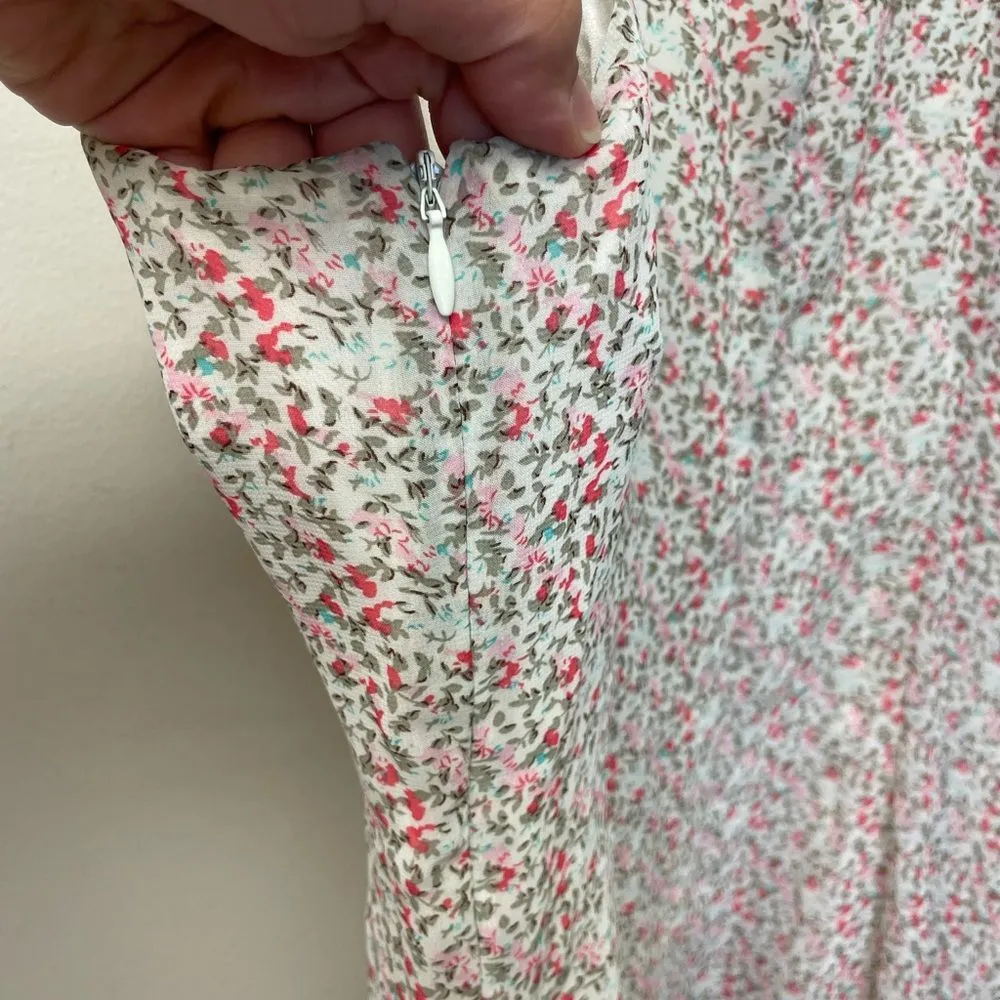 Urban Outfitters Lucca Couture Ditsy Pink Floral Lace Bottom Slip Dress Size S - Image 7