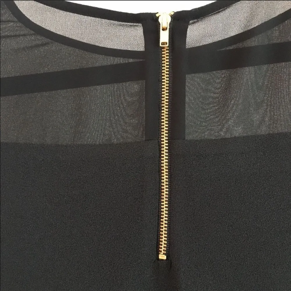 Cooper & Ella Leah Fringe Black Mini Dress - Image 8