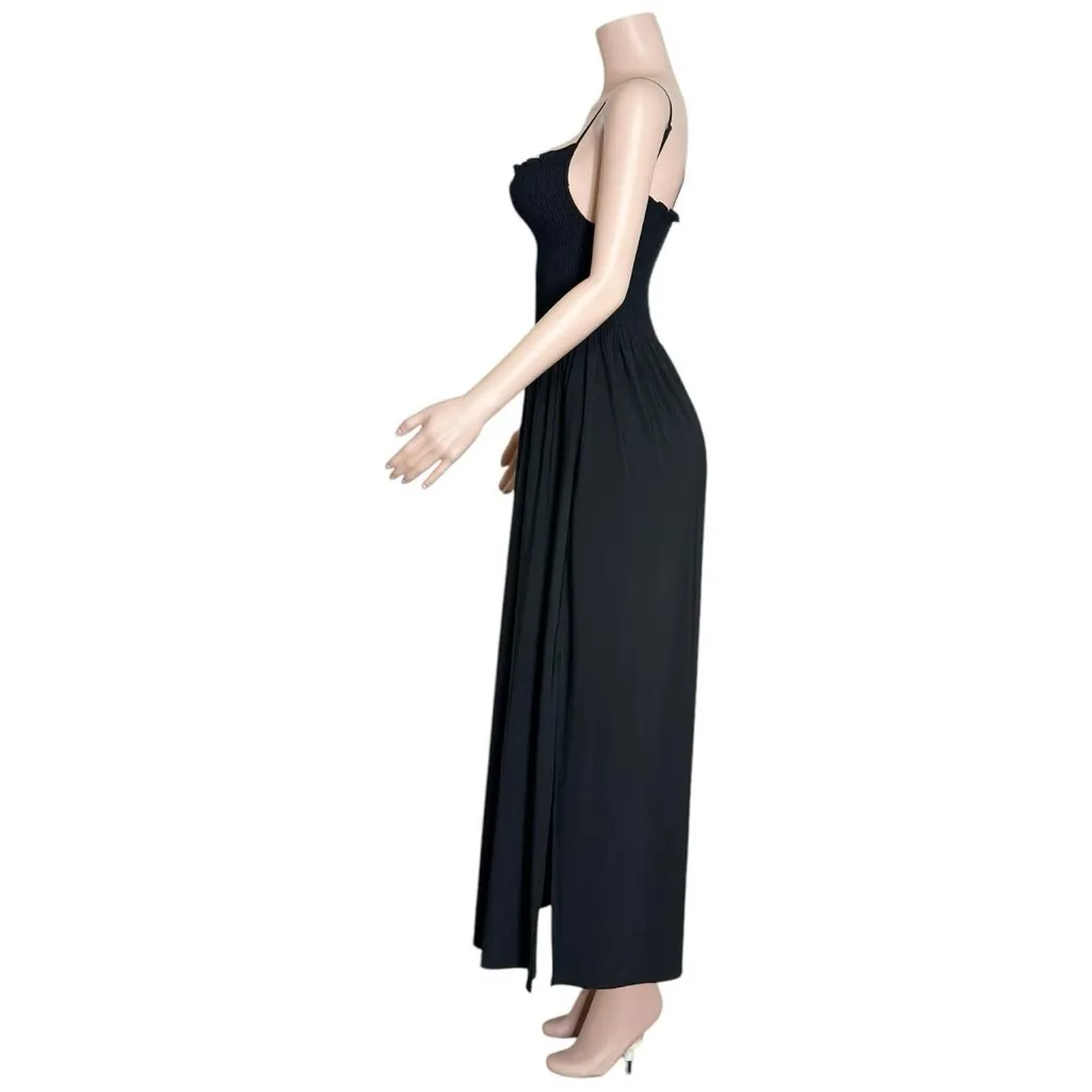 HILL HOUSE Isabel Nap Dress, Black, Small Black - Image 7