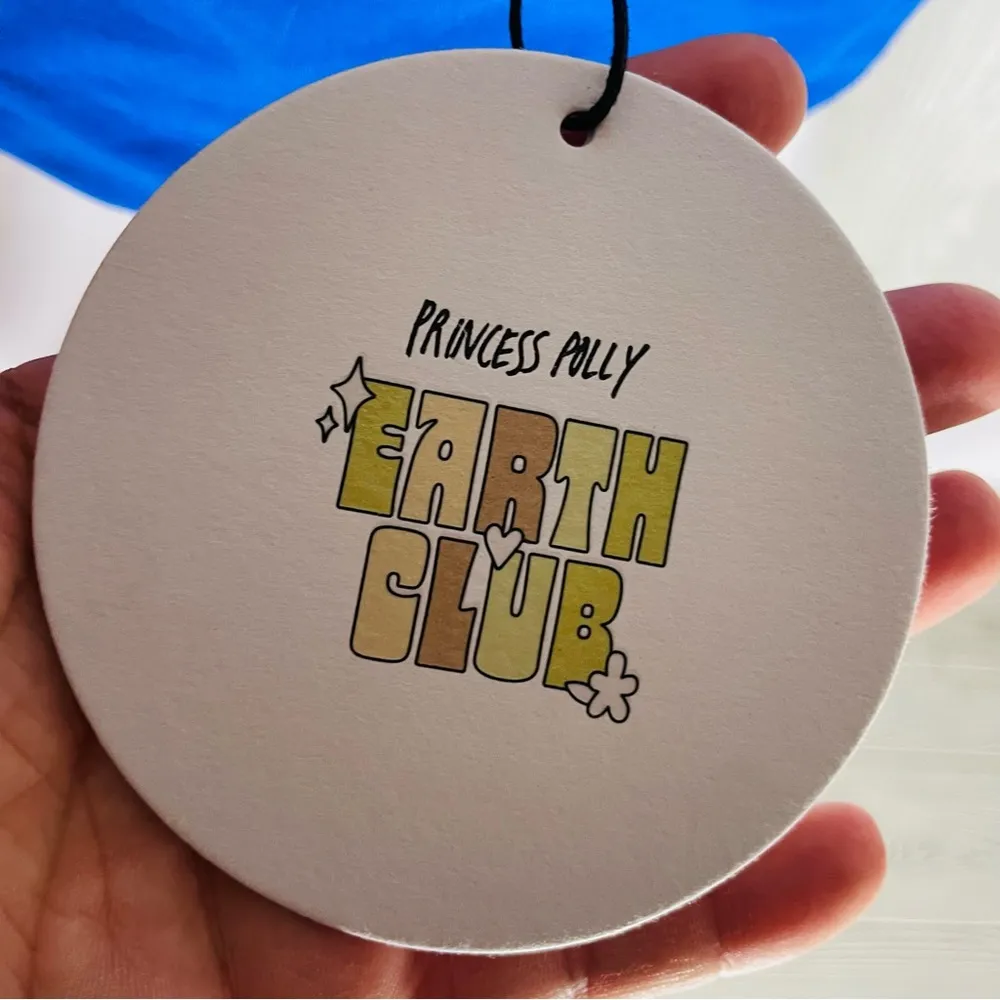 nwt princess Polly Nield top blue halter strap style 6 summer top beach nightout - Image 7