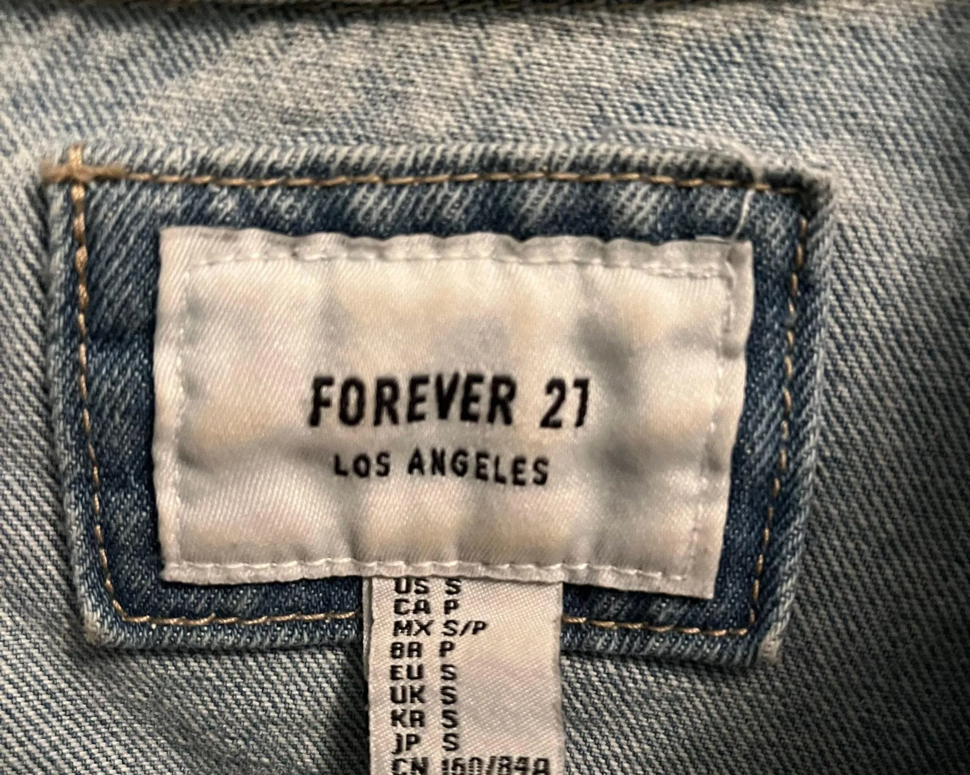 Forever 21 Denim Button Up Jacket - Image 3