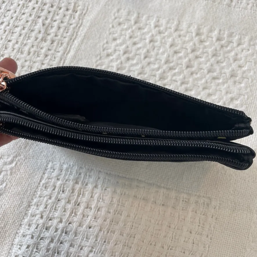 new Guess animal dual heart velvet wallet clutch bag A1 2016 - Image 7