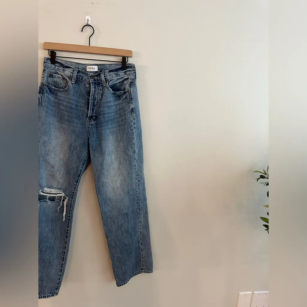 Pistola HENDRIX HIGH RISE BAGGY JEAN - APPRENTICE DISTRESSED - Image 9