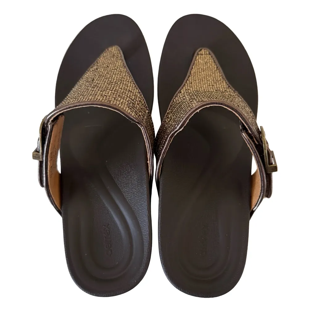 Aetrex Kate Orthopedic Wedge Sandals Womens SZ Euro 38 - Image 4