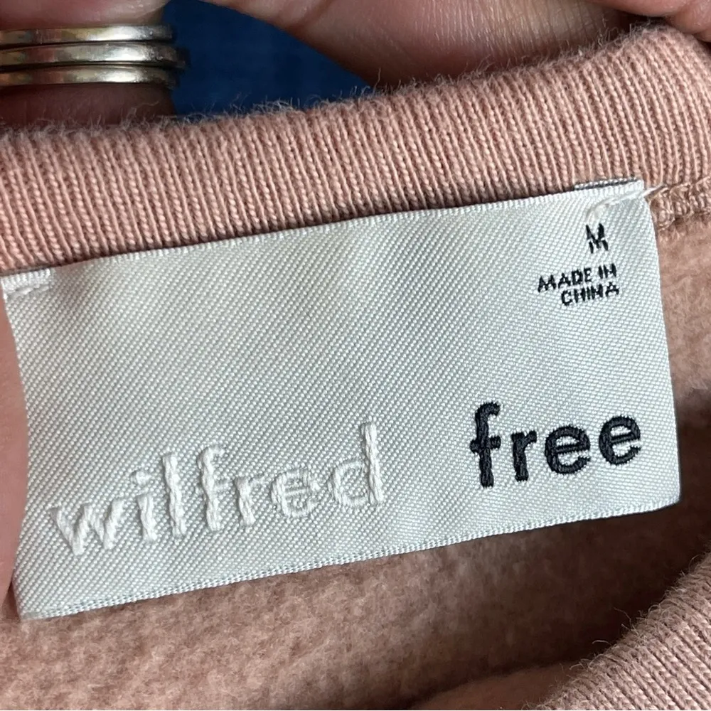 WILFRED FREE | Tank Raglan Sleeve Crewneck Sweatshirt Sz M - Image 5