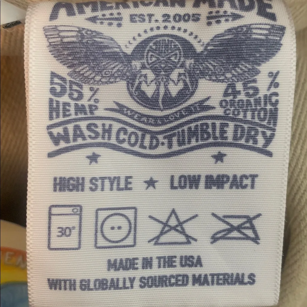 NWT JungMaven hemp canvas Button Front Jumpsuit XS Tan - Image 12