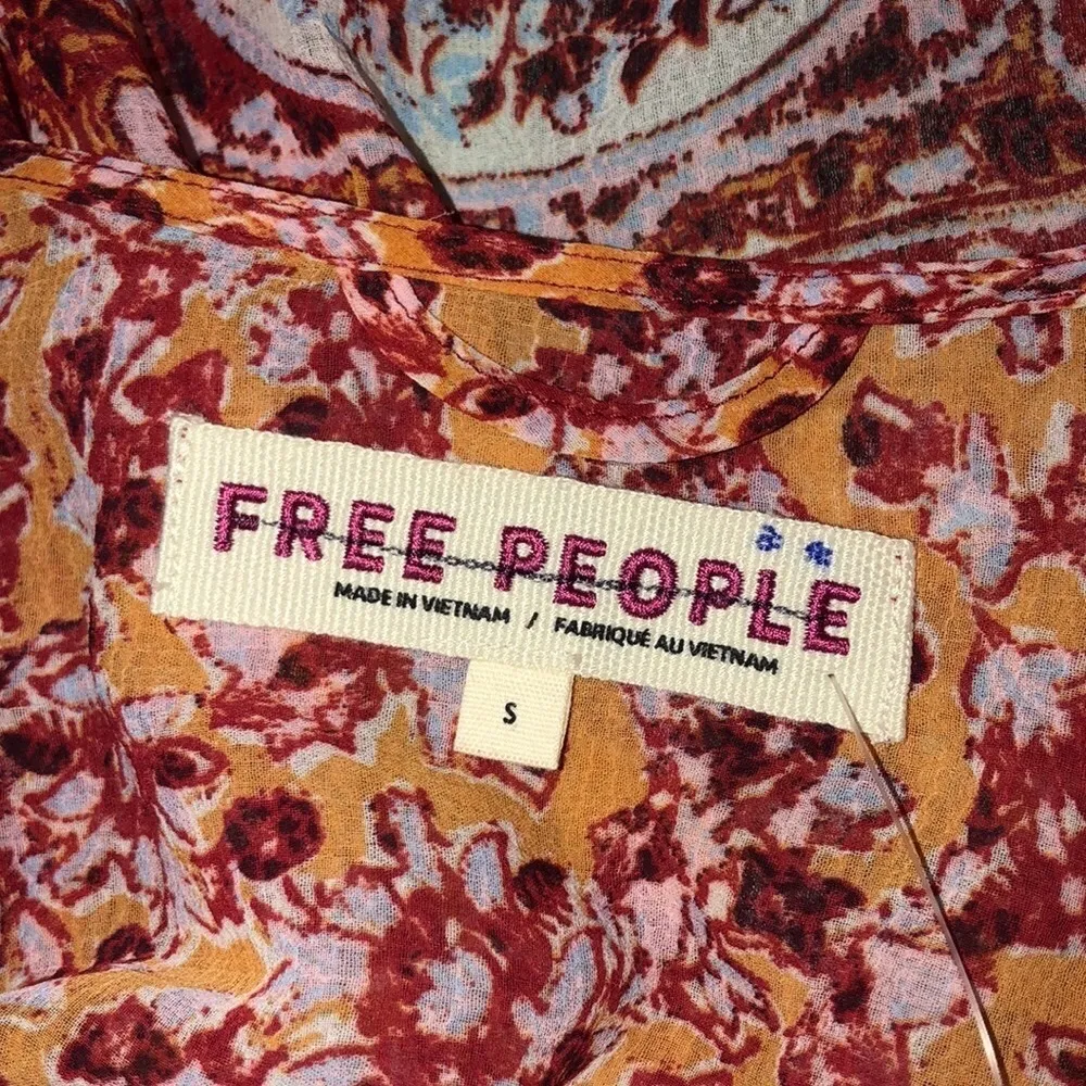 Free People Lorriane Tiered Kimono Blouse - Image 14