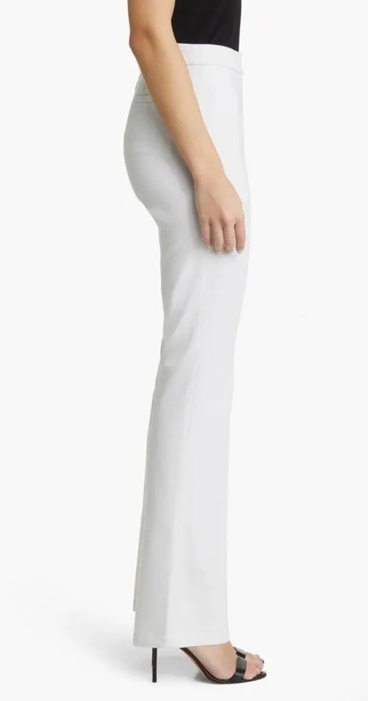 Anne Klein Pull-On High Waist Slim Flare Jeans in White, Size 2 New w/Tag $99 - Image 3
