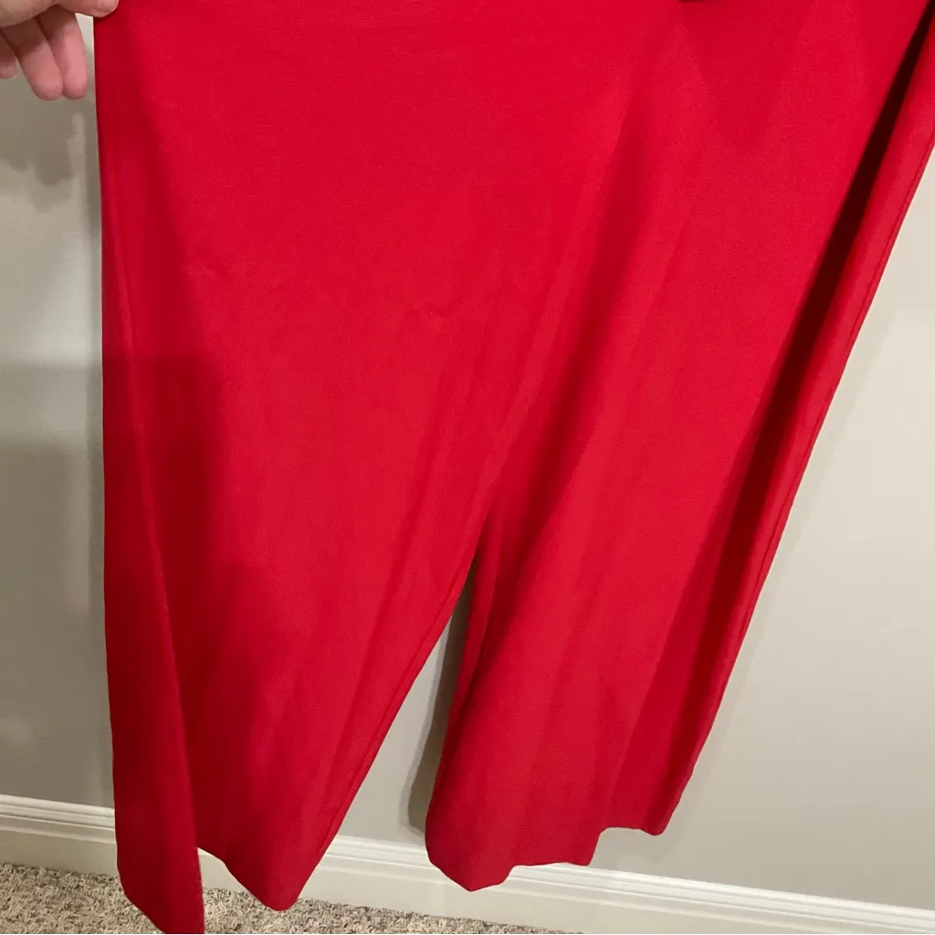 Preston & York Red Jumpsuit Kayla Tie Waist Jumper Size 10 New Pants - Image 8