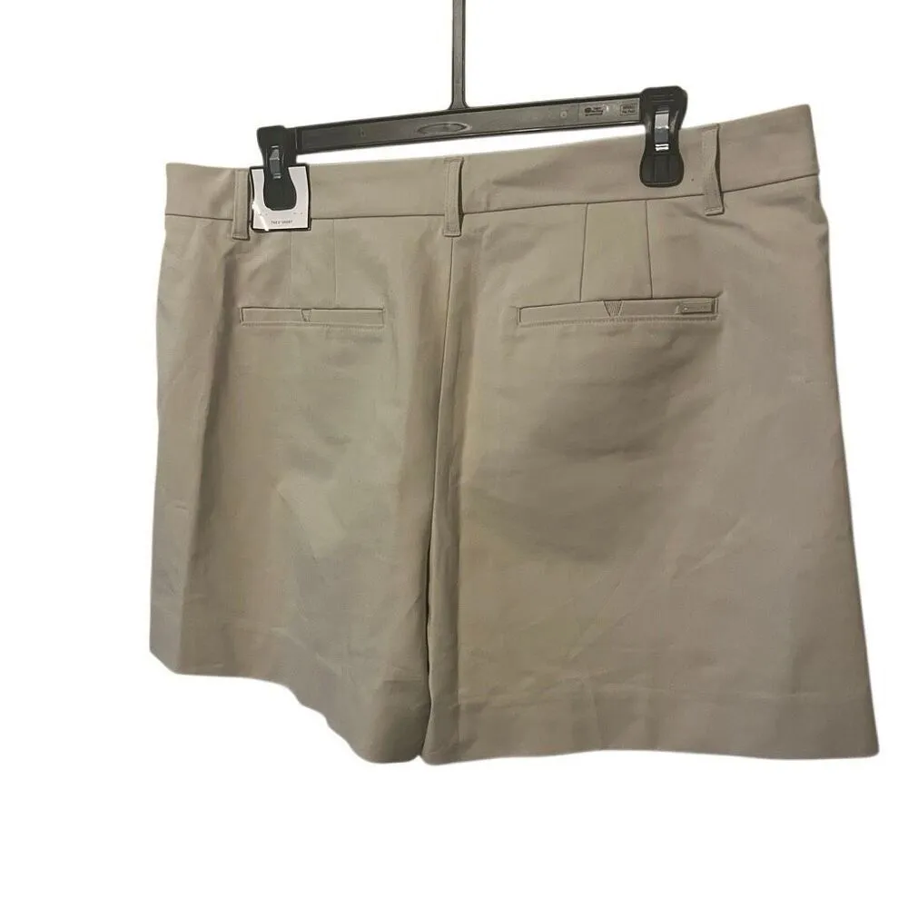 NWT White House Black Market 5" beige  Coastal Shorts Size 14 - Image 6