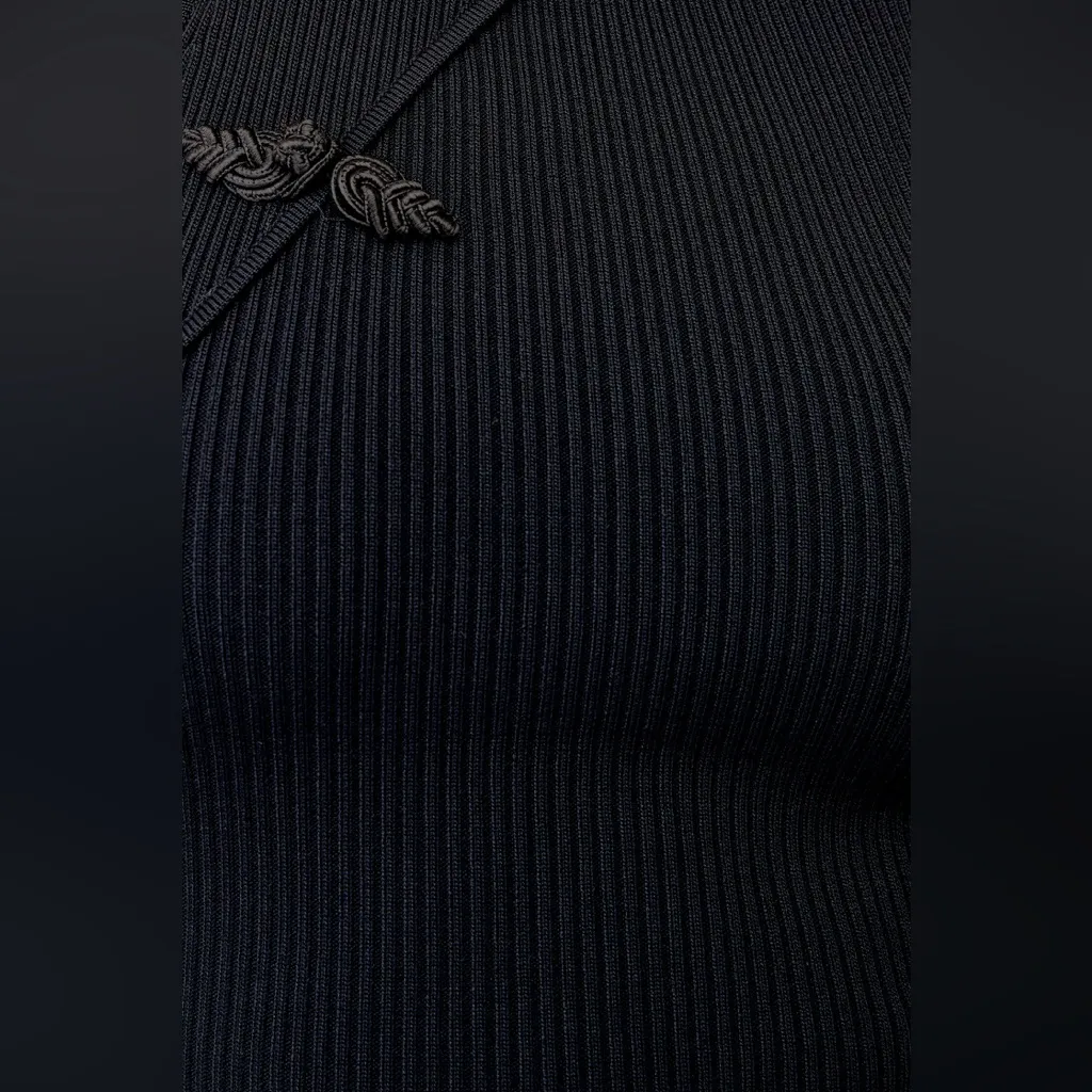 Sau lee daphne knit Black Halter Dress‎ size 0 - Image 4