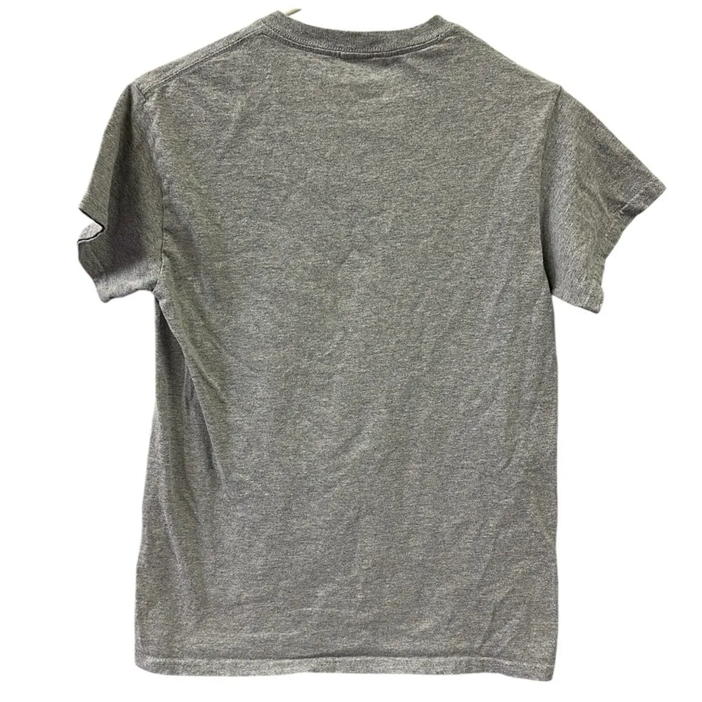 DOM Sassy Cat Gray I Do What I Want Knocking Over Coffee Graphic Tee Tshirt S - Image 3