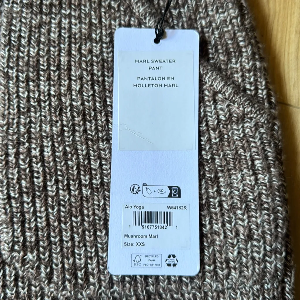 ALO Yoga Marl Sweater Pant - Image 5