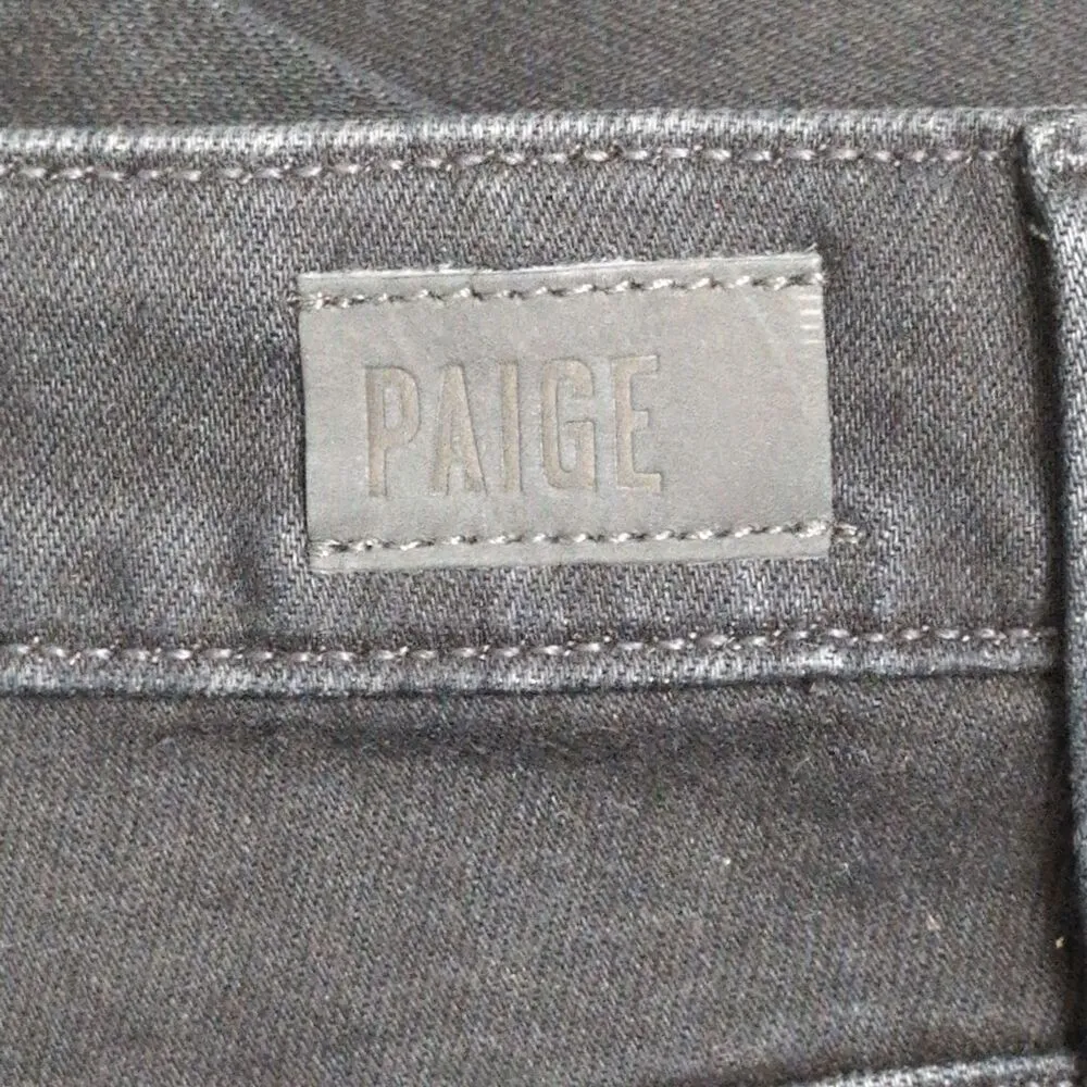 NWT PAIGE Blue Moon Super High Rise Straight Ankle Cindy Denim Jeans Size 28 - Image 7
