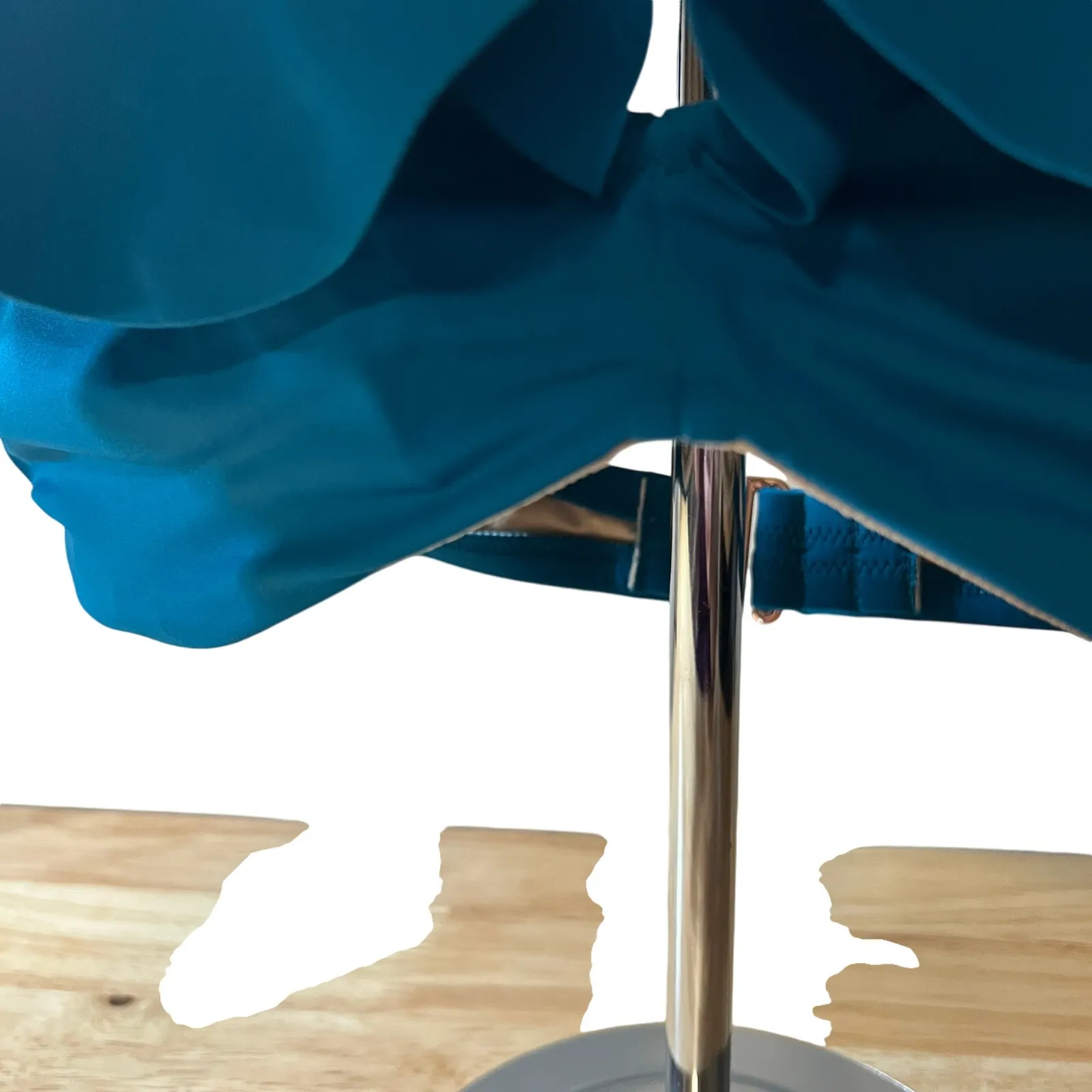 Shade & Shore Women's Teal Blue Ruffle Bralette Bikini Top - Size 36DD - NWT - Image 12