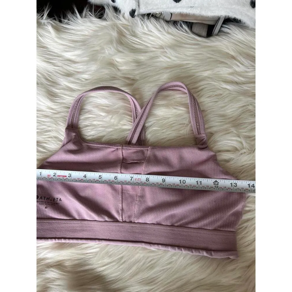 Athleta Women's Sport Bra - Light Pink - Activewear - Image 4