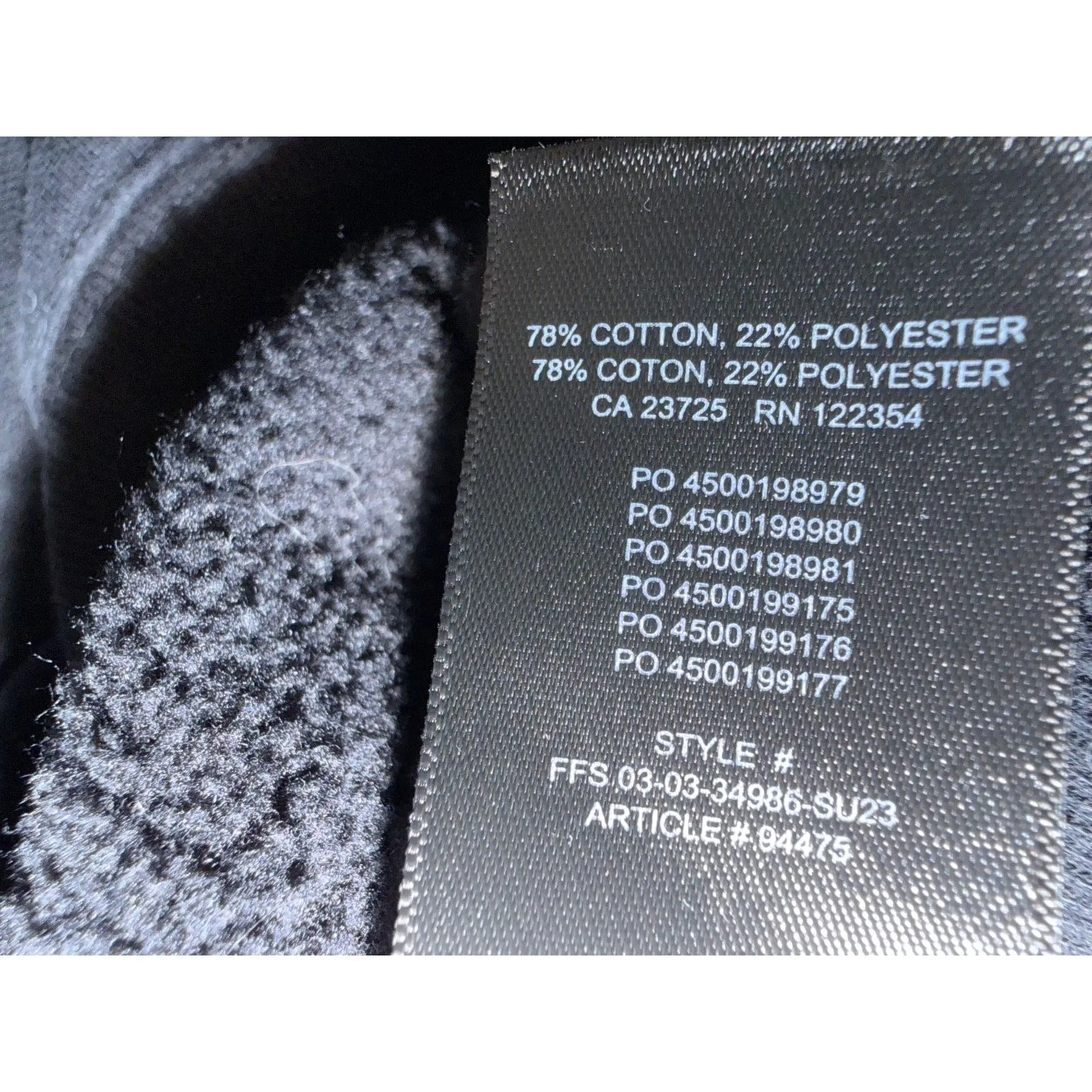 TNA Aritzia Sweatfleece Cozy Fleece Mega Fit Black Hoodie Sweatshirt 3 US L/XL Size L - Image 4