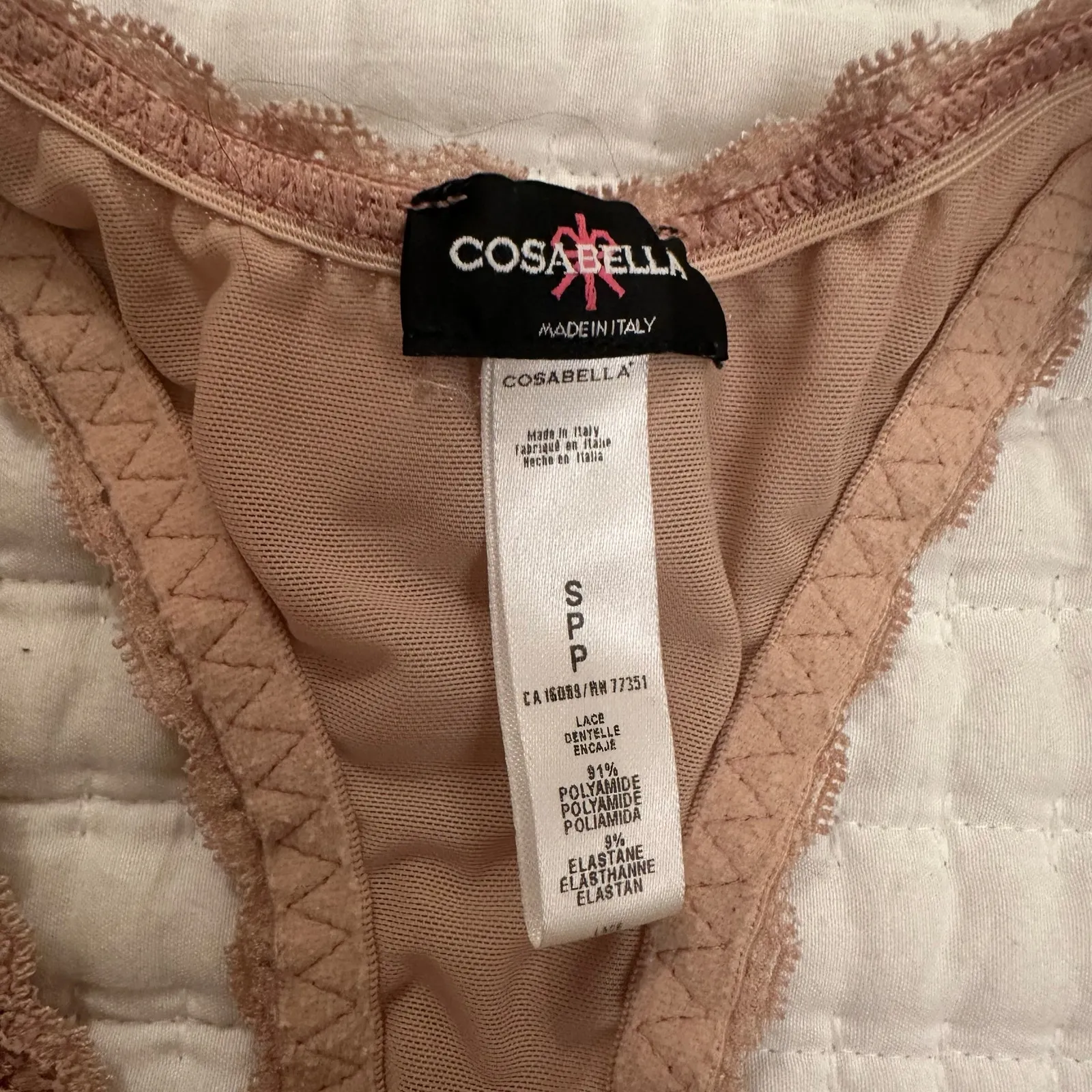 Cosabella Never say Lace Bralette sz S Racerback Lace Bralette - Image 4