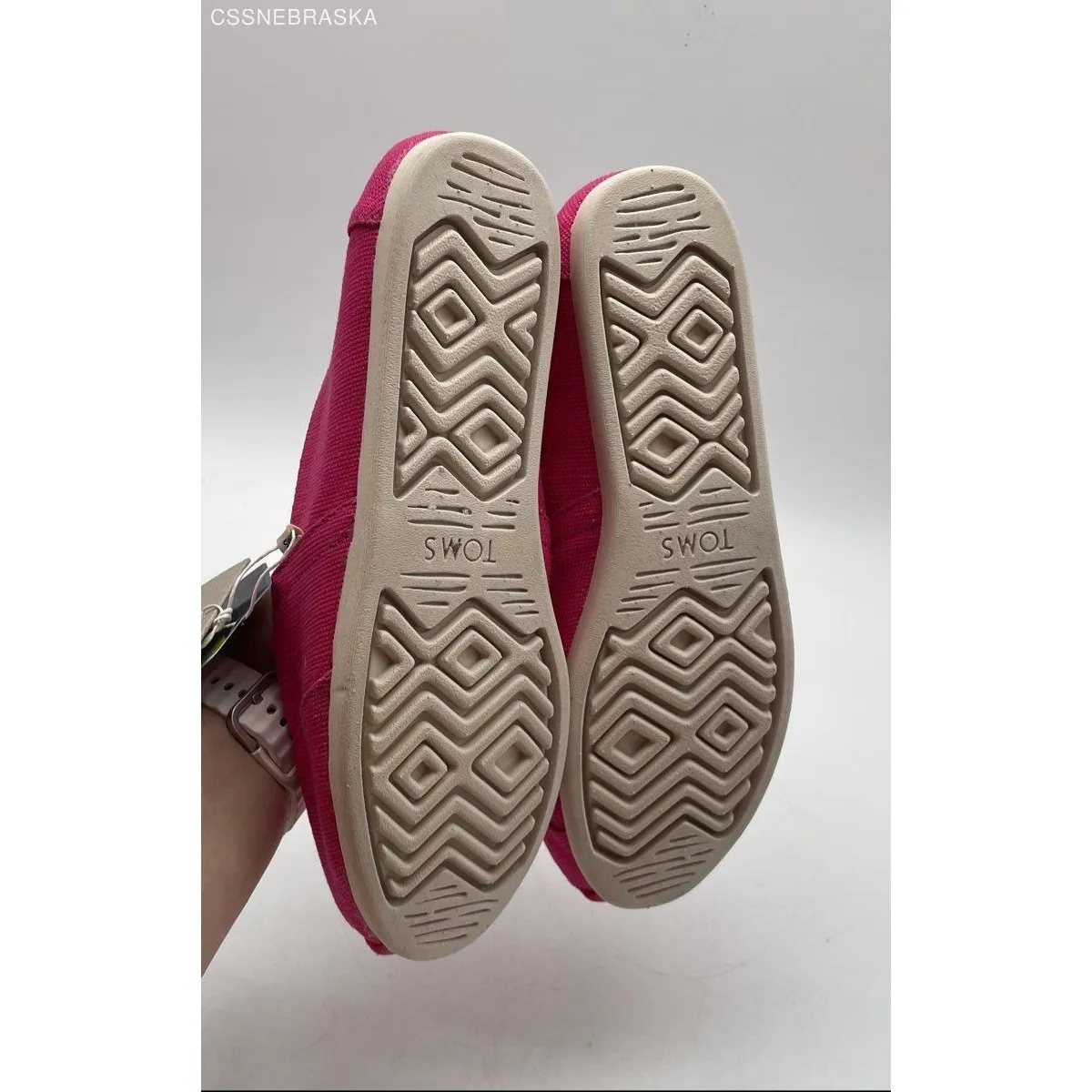 Toms Pink‎ Bright Fuchsia Heritage Canvas Women's Alpargata - Size 8.5 - Image 6