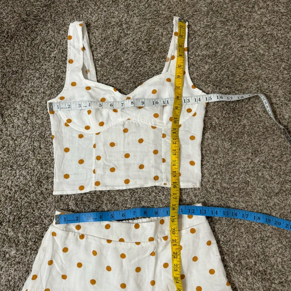 Kirious  Polkadots Shirt and Skirt Short Set - Image 12