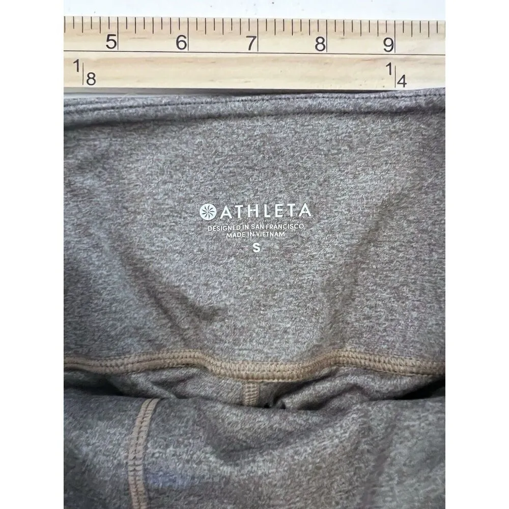 Athleta Women's Leggings LOT TWO PAIR‎ Heather Grey And Black/Floral EUC Small S - Image 5