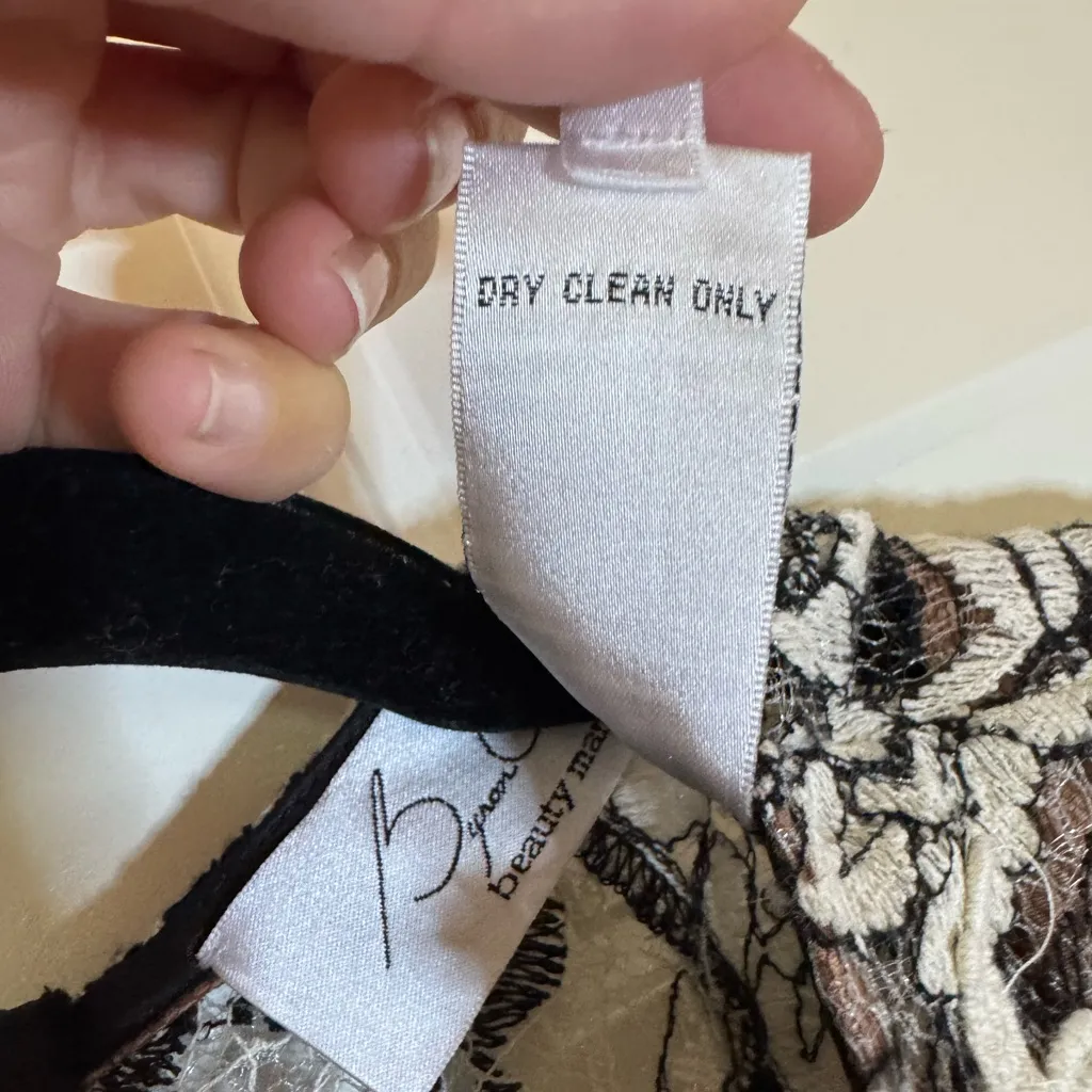 Anthropologie Byron‎ Lars Lace Melange Dress, 6 Black - Image 7