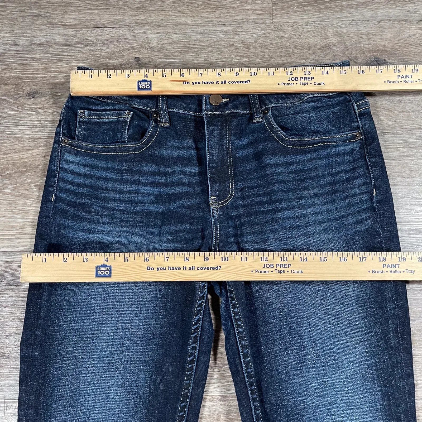 BKE  Women's Jeans Stella Tailored Bootcut Mid Rise Slim Fit Denim 31x29.5 Blue - Image 5