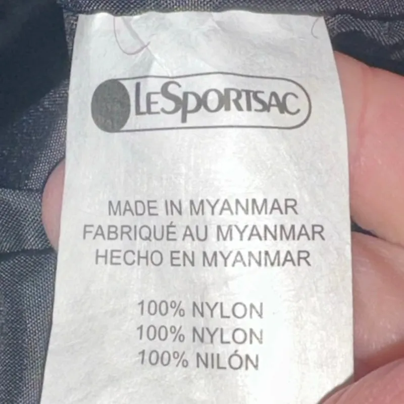 LeSportsac Rebecca Top Zip Lightweight Hobo Messenger Crossbody Travel Bag Blue - Image 11