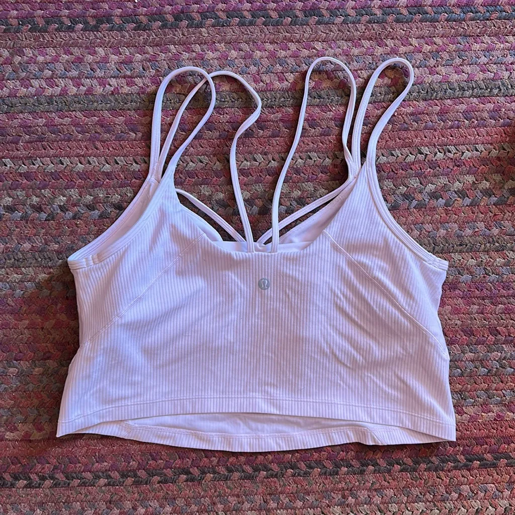 LULULEMON STRAWBERRY MILKSHAKE STRAPPY ALIGN RIBBED TANK TOP - Image 3