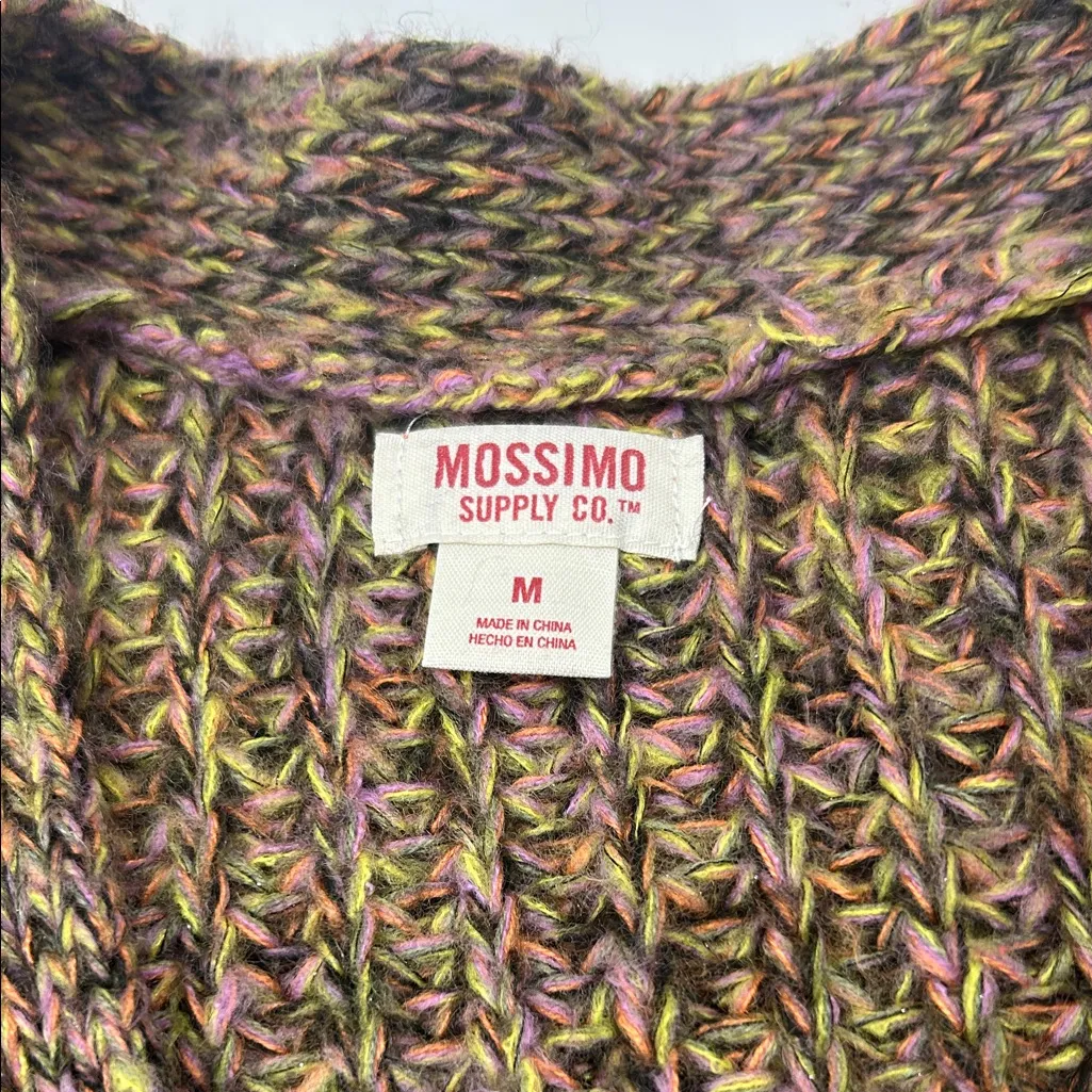 Mossimo Supply Co. Brown and Pink Cardigan Size M - Image 2