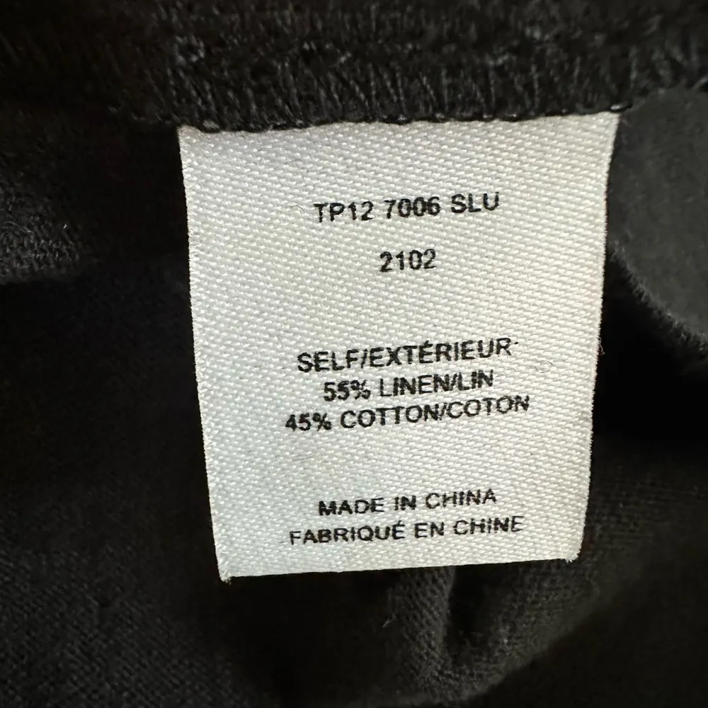 DEREK LAM 10 CROSBY Sayles Lace-Trimmed Muscle Tank Size Large Black - Image 5