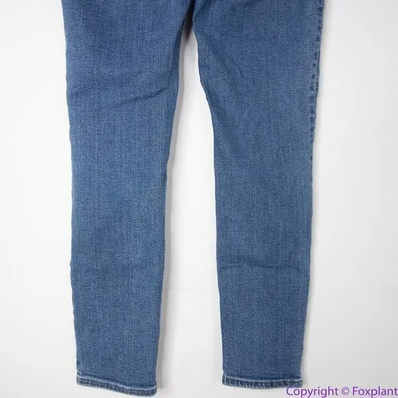 Madewell‎ Mid Rise Skinny Crop Jeans in dewey wash, size 25, AJ173 - Image 7