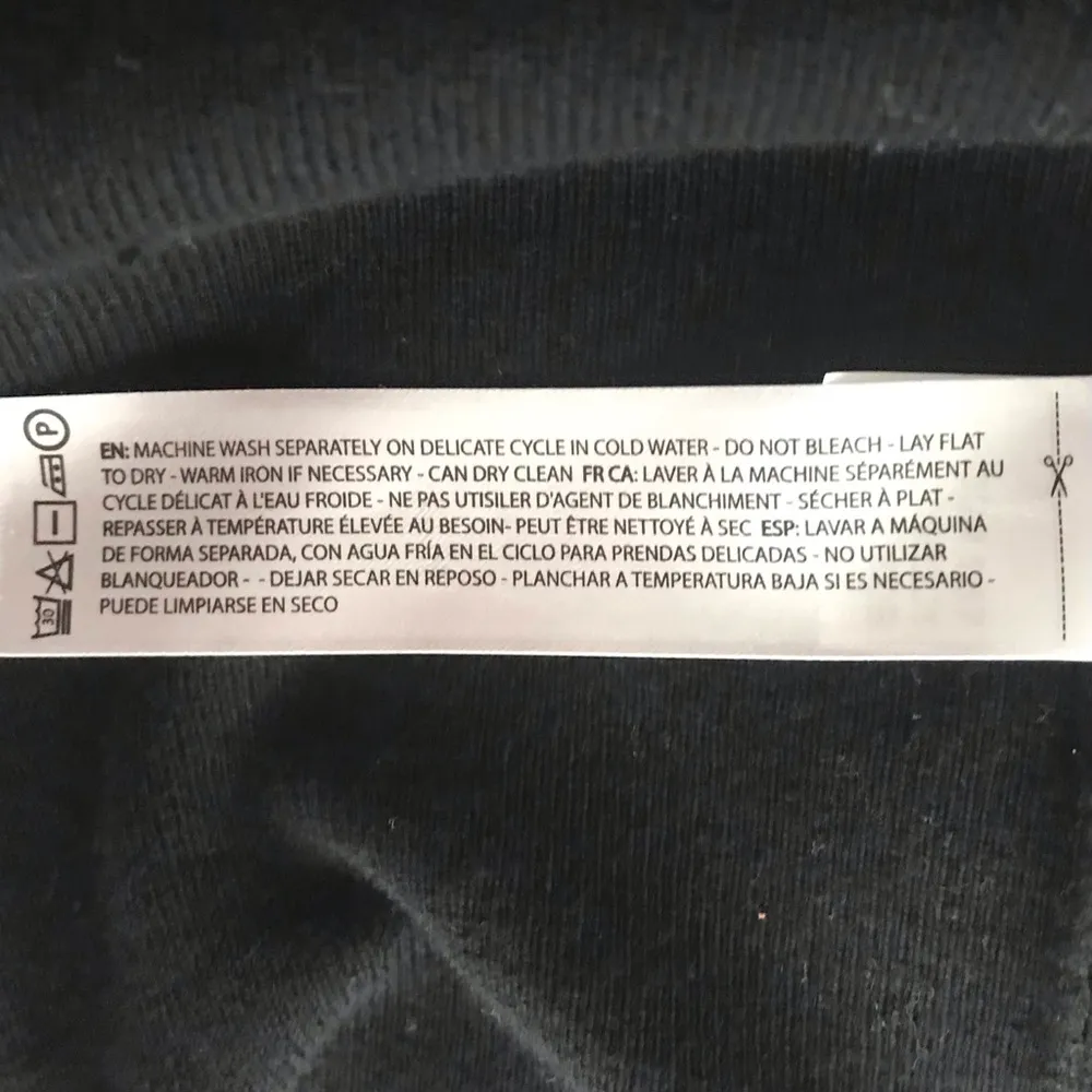 Ariat Trenton Black Knit & Faux Leather Fringe Waterfall Open Front Cardigan - Image 10