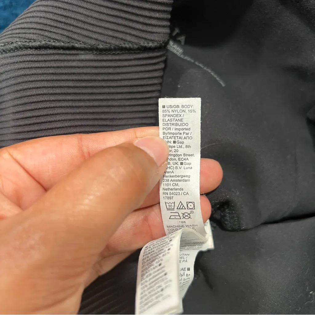 Athleta Salutation Stash Rib Flare Pants In Black High Rise Stretch Yoga Size XS - Image 10