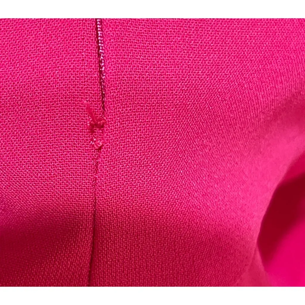 Adelyn Rae Fit & Flare Dress Lace Back Pink Size S Small Mini Tiered - Image 9