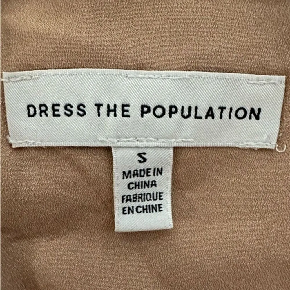 Anthropologie‎ Dress The Population Ines Embroidered Lace Flounce Dress Sz S NEW - Image 12