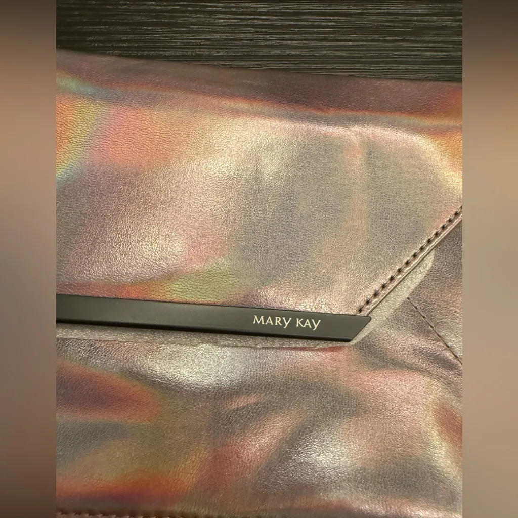 NEW Mary Kay Midnight Jewels Clutch Pink Metallic Purse Clutch Bag - Image 3
