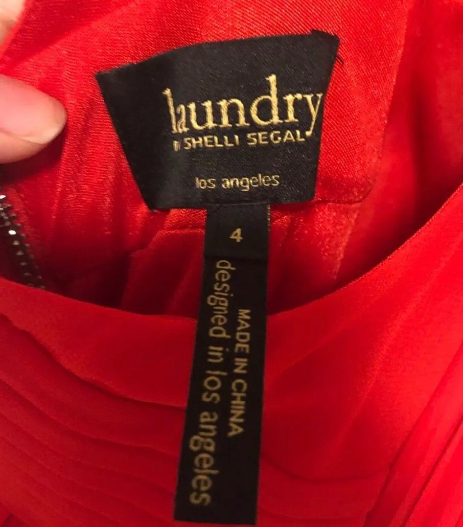 Laundry- red prom dress - Image 6