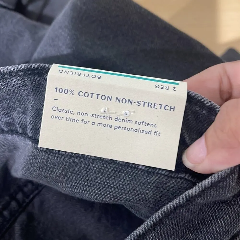 Universal Thread Boyfriend Jeans New with Tags Black Size 26/2 - Image 11