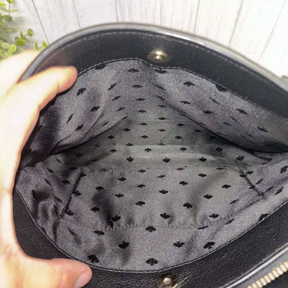 Women’s Kate Spade Monet Large Triple Tote Black Flawed - Image 8