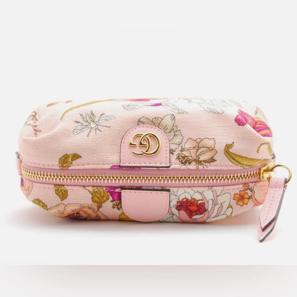 Gucci Limited Edition Pink Flora Cosmetic Case New in Box, Full Inclusion Set - Image 5