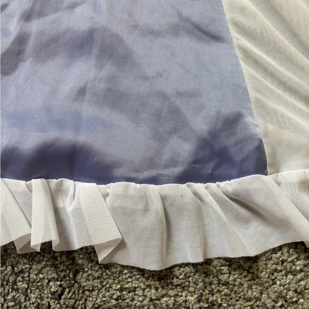 Purple Lace Slip Dress - Image 2